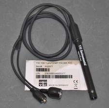 YSI pH Temperature Probe 100-1, Spherical, 3ft Cable, for EcoSense pH100A Meter