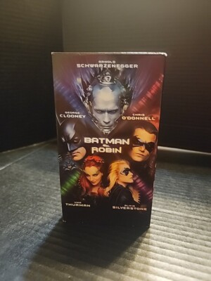 Batman & Robin VHS, 1997 Clooney, Schwarzenegger, ODonell, Thurman & Silverstone