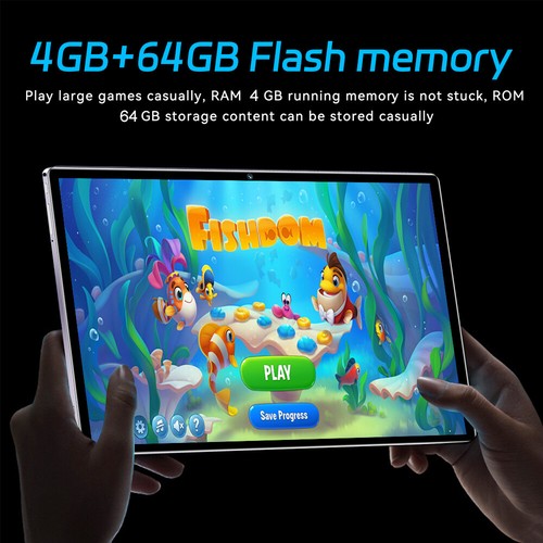 10.1 Inch Android 12 Tablet 4GB RAM+64GB ROM Dual Camera 4G WiFi Bluetooth - Picture 6 of 22