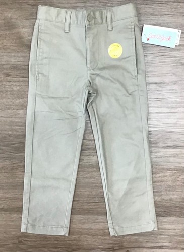 Boys' School Uniform Straight Fit Stretch Chino Pants Vintage Khaki size 4,5 - Picture 2 of 4