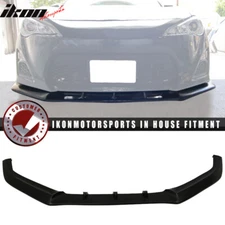 Fits 13-16 Scion FR-S Ikon V3 Style Front Bumper Lip Spoiler Unpainted Black PU