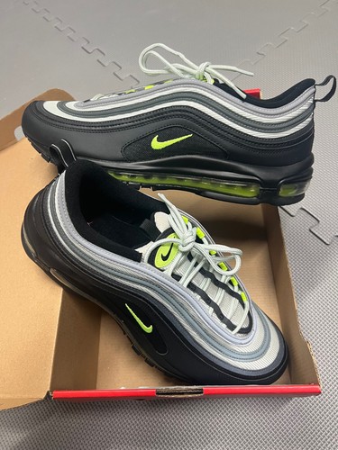 Nike Air Max 97 Platinum Black Volt US Size 13 (NEW) - Picture 2 of 9
