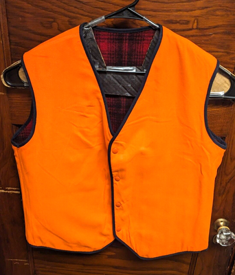 Vintage 90s LL Bean Mackinaw Wool Hunting Vest Reversible Vintage 90s LL Bean Mackinaw Wool Hunting Vest Reversible