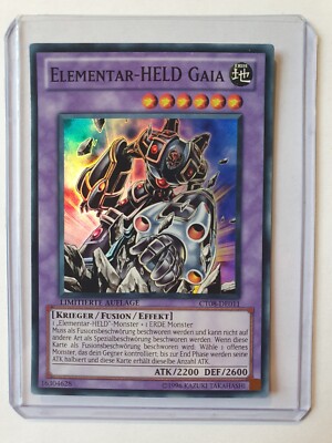 Elementar-Held Gaia CT08-DE011 Super-Rare YU-GI-OH Karte EX