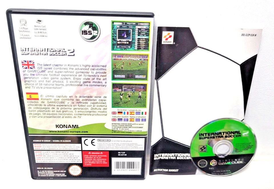 ISS 2 International Superstar Soccer Nintendo GameCube PAL UK EXCELLENT COMPLETE - Image 2 of 4