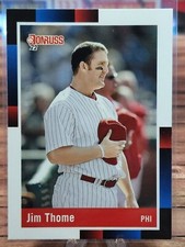 2022 Donruss Baseball JIM THOME 1988 Retro Image Variation #256 Phillies