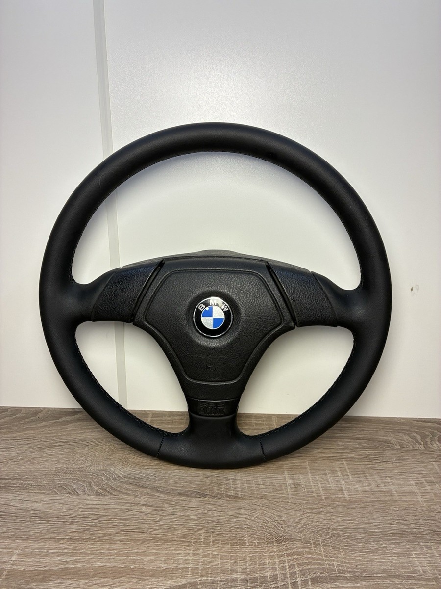  E34 純正 ステアリング ハンドル 本体 BMW Sport Steering Wheel E34 E36 E38 E32 Z3 E31 Reupholstered OEM