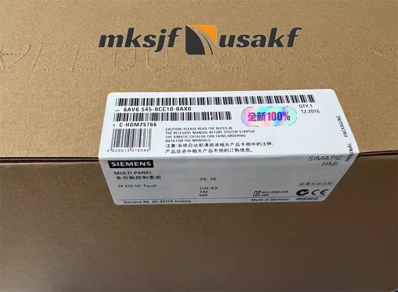 New In Box Siemens 6AV6545-0CC10-0AX0 Touch Panel DHL delivery US Free tax - Image 3 of 3