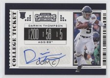 2019 Panini Contenders Draft Picks College Ticket Darwin Thompson #145 Auto 0c2