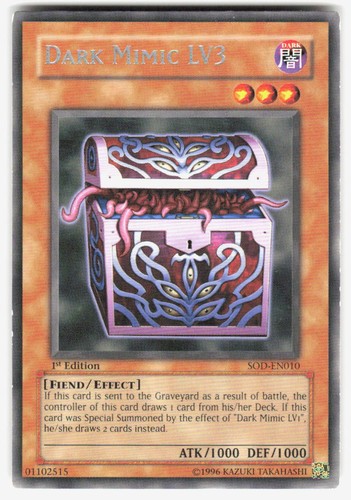 Dark Mimic LV3 SOD-EN010 Soul of the Duelist