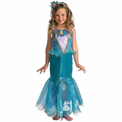 Arielle Prestige Meerjungfrau Disney Kleinkind Mädchen Kostüm 3T - 4T