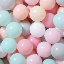 100 Pit Balls Plastic Balls for Baby Toddlers Girlstoddlers for Playhouse, Baby