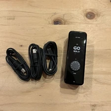 TC Helicon GO Solo Portable Mini Audio MIDI Interface Mobile Recording Used