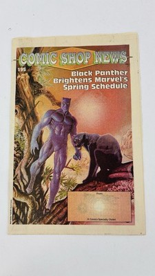 Comic Shop News #195 1991 BLACK PANTHER Cover Dwayne Turner Marvel Promo CSN