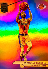 D'Angelo Russell 2023-24 Donruss Elite Basketball Holo Refractor Base Card # 110