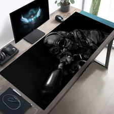 Large Mouse Pad Tactical Soldier NonSlip XXL desk Mat gaming Stitched Edges Rug3