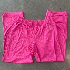 Vintage Y2K Juicy Couture Hot Pink Microbling Stamped Lounge Pants Sweat Casul M
