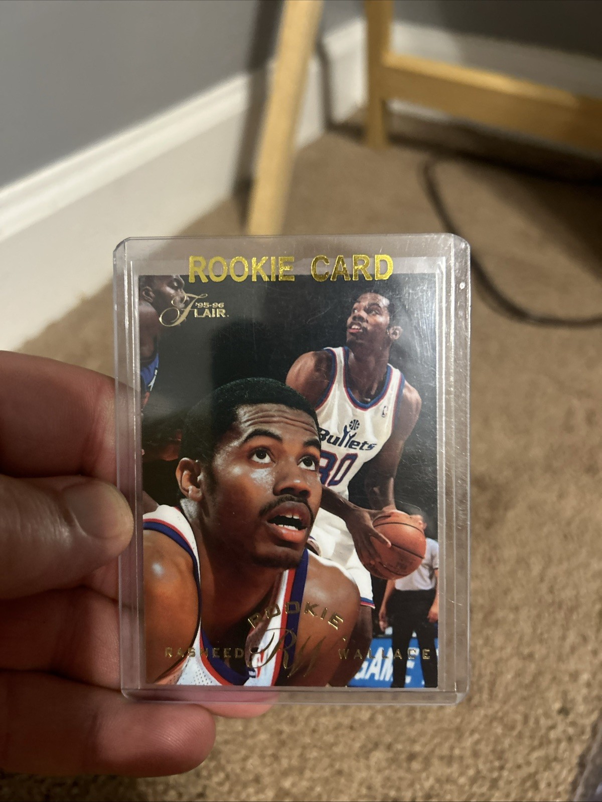 1995-96 Flair - Rasheed Wallace #225 (RC)