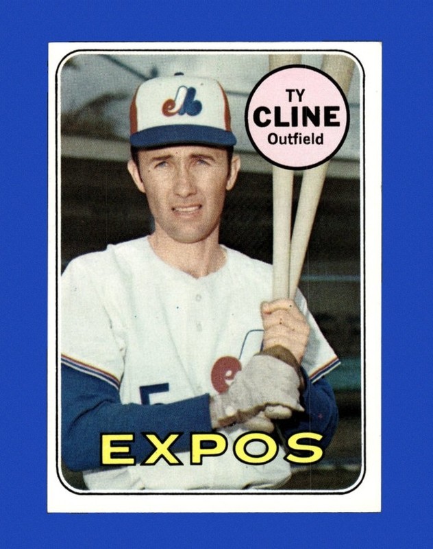 1969 Topps Set-Break #442 Ty Cline EX-EXMINT *GMCARDS*