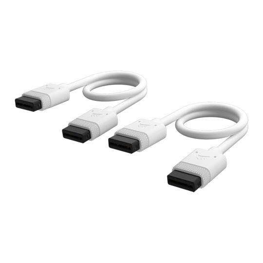 Corsair Icue Link 200Mm Straight/Straight Cables - White Cl-9011128-Ww - Image 2