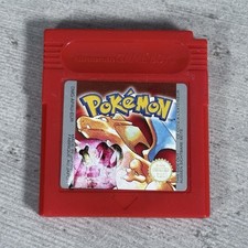 Pokemon Red Version Nintendo Game Boy Color Advance Game - Cart Only Genuine