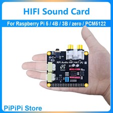 Raspberry Pi5 HIFI DAC Audio Sound Card Module PCM5122 I2S Based on Raspberry PI