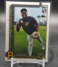 2025 Topps Update Ronny Simon Golden Mirror Image Variation Pirates RC