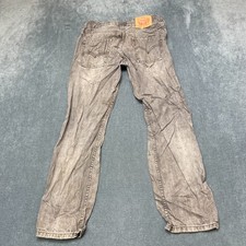 Vintage Levi's 514 Straight Jeans Boy 14 27x27 Gray Denim Cotton Low Rise Casual
