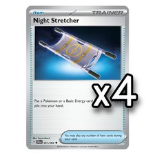 4x Night Stretcher 061/064 - SV: Shrouded Fable Playset x4