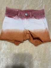 Old Navy, Multicolor Denim Shorts, Red, White And Orange, Size 4T