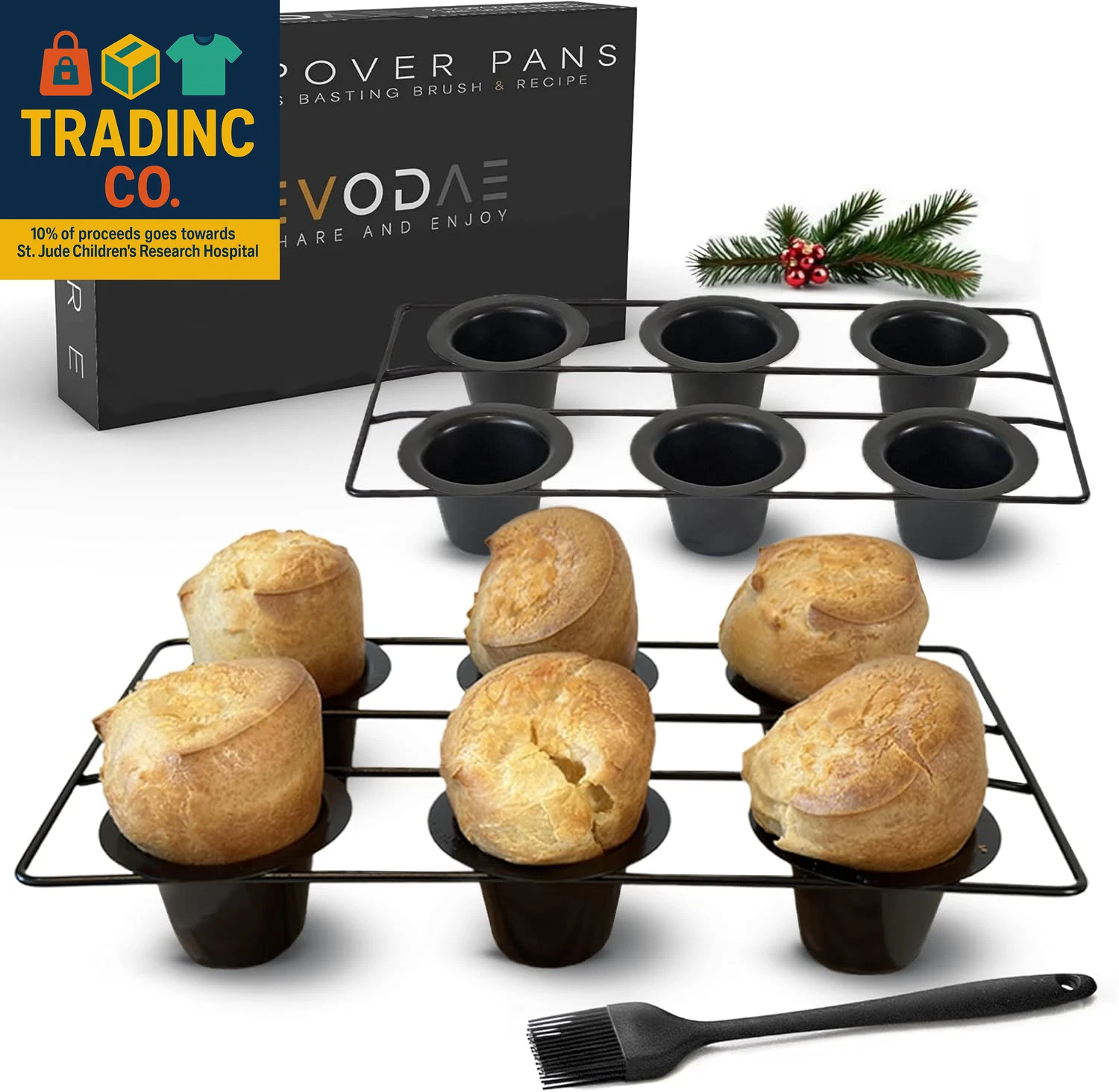 ® Popover Pans in Holiday Gift Box – Set of 2, 12 Cup (2X6) Nonstick Pro-Grade C
Opens in a new wind