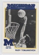 1991 Collegiate Classics Michigan Wolverines Rudy Tomjanovich HOF g4j