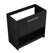 36" Bathroom Vanity, 2 Doors, Freestanding Bathroom Cabinet Vanity, Plywood