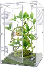 Large Jumping Spider Enclosure Tarantula Enclosure with Front Opening Door Ju...