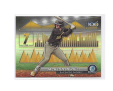 2024 Bowman Chrome Baseball Jackson Merrill Top 100 Card/#7/Padres