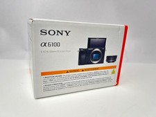 Sony Alpha a6100 Mirrorless Camera 24.2MP 16-50mm Lens 4K E-Mount, Black