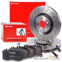 Brembo Bremsscheiben Ø345 +BelÄGe +Vwk Vorne FÜR Mercedes Benz CLK C209 A209
