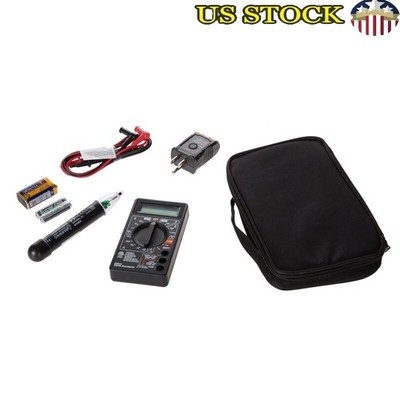 3PC Electrical Tester Kit Digital Multimeter Non Contact Voltage Detector New US