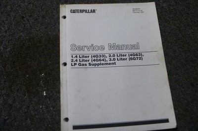 CAT Caterpillar 2.4L 4G64 3.0L 6G72 Engine LP Gas Suppl Service Repair Manual xz