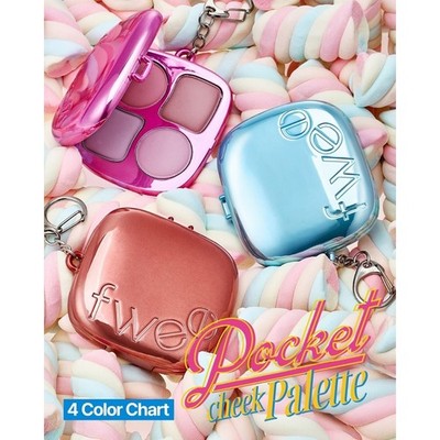 FWEE Pocket Cheek Palette 9,6g 4Colors Jelly Cheek K-Beauty