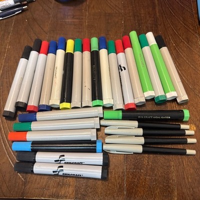 28 VTG Skilcraft US Government Chisel Tip Markers,Highlighters,Dry Erase Tested