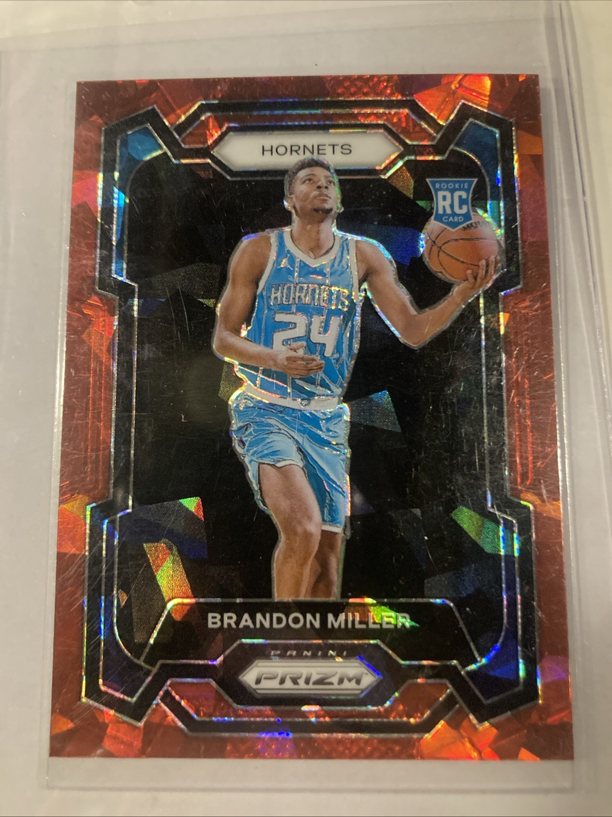 2023-24 Panini Prizm - Brandon Miller #152 Pink Ice Prizm (RC)
