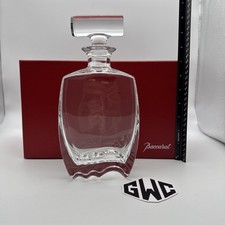 Baccarat Oceanie Decanter Clear Crystal Multicolor End on Topper 2510046