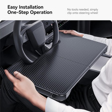 2-in-1 Car Standard Round Steering Wheel Desk Tray Car Seat Gap Filler Organizer 2-in-1 Car Standard Round Steering Wheel Desk Tray Car Seat Gap Filler Organizer