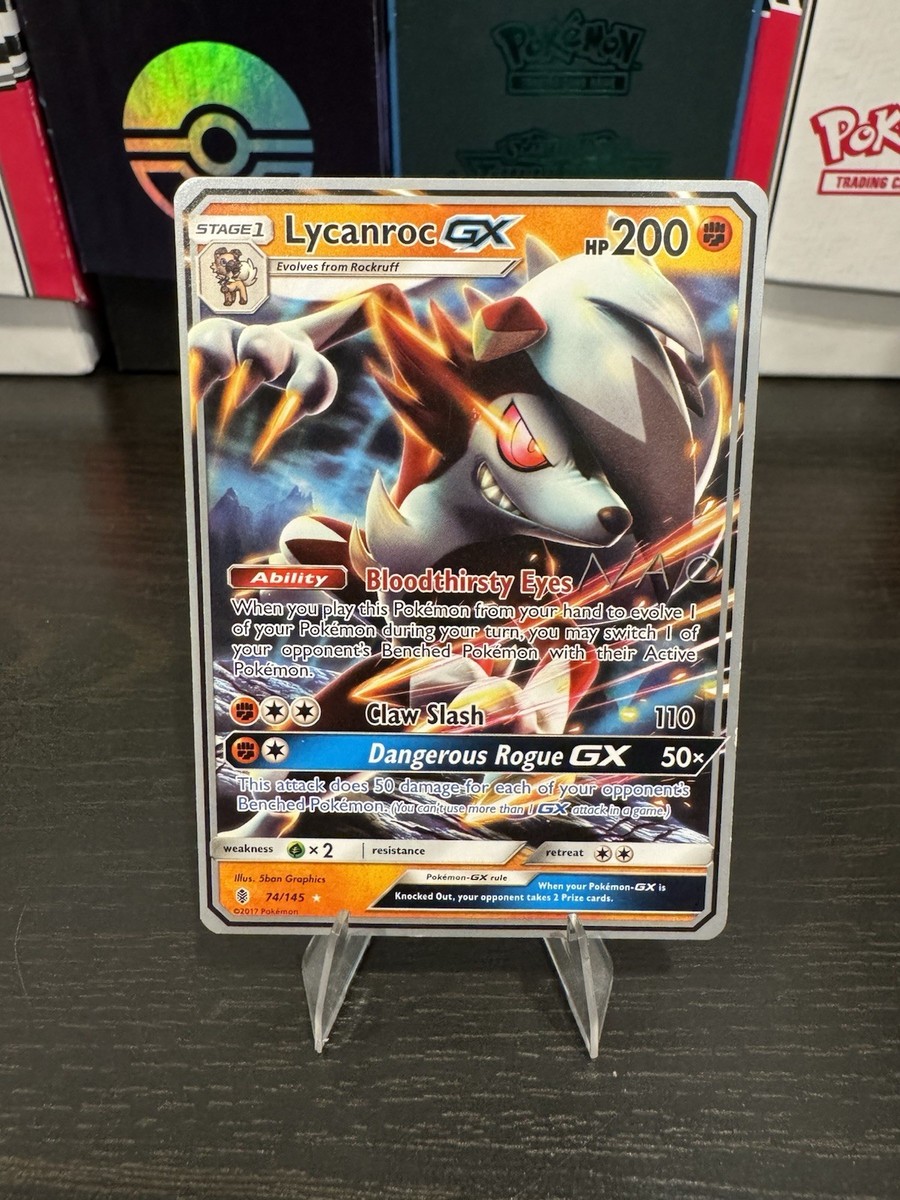 Lycanroc GX 74/145 2018 World Championship Decks LP/MP - SHIPS