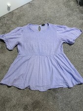 Curvewow Women’s Maternity Top Size 24 Lilac In Colour