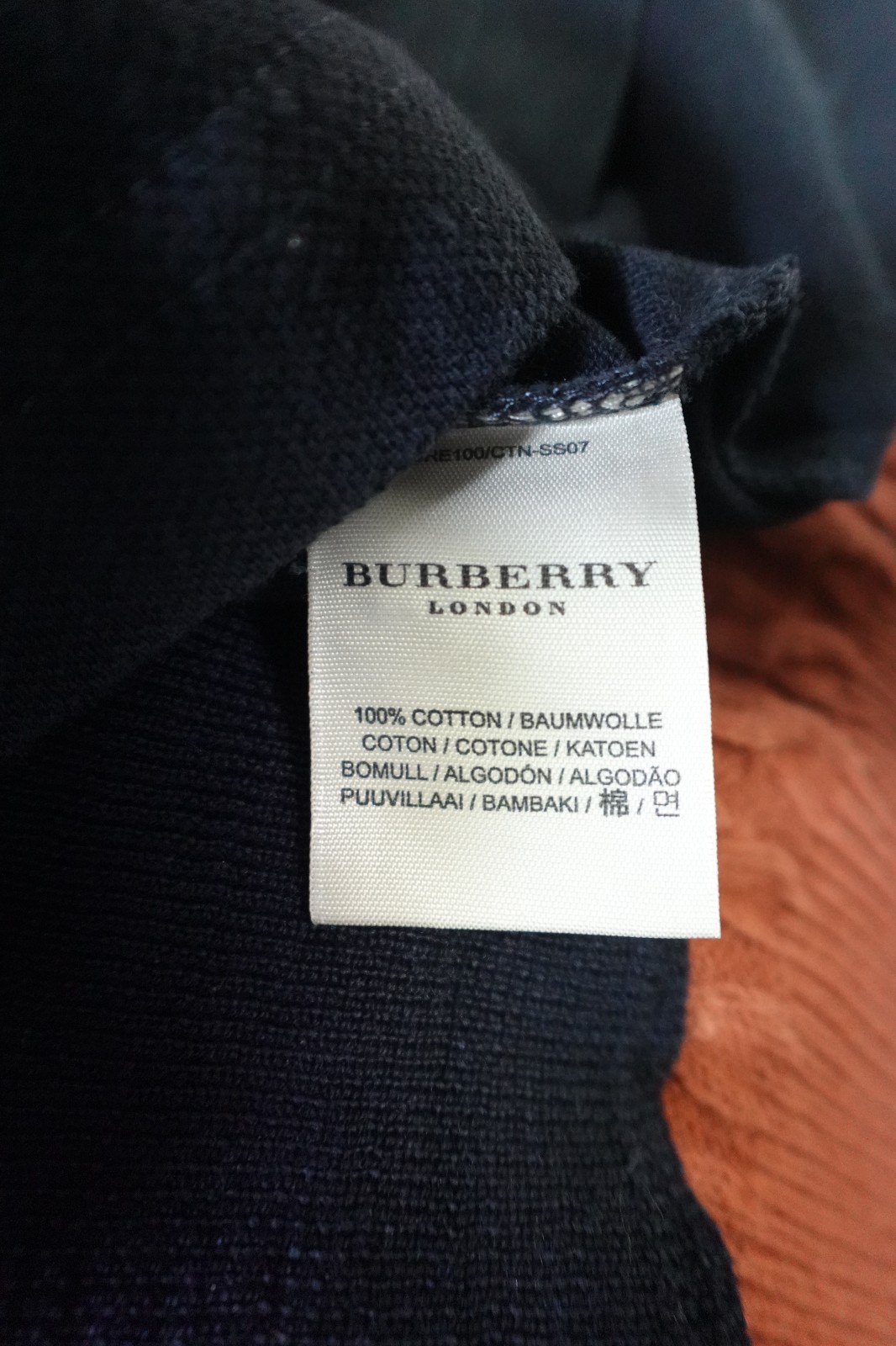 BURBERRY POLO SHIRT MEN'S SIZE XL T-SHIRT MAN ITALY COTTON VINTAGE SLIM FIT thumbnail 10