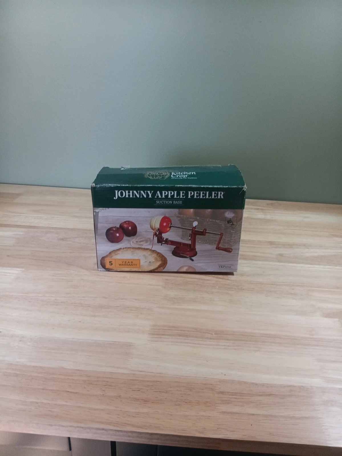 Johnny Apple Peeler Stainless Steel Blades Suction Base New Open Box
Opens in a new window or tab