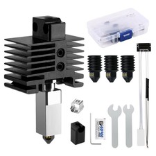 P1 Hardened Steel Hotend Kit for Bambu Lab P1P P1S with 4 Nozzles
