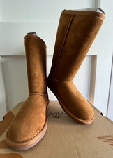 NIB KOOLABURRA BY UGG GIRLS KOOLA TALL BOOTS CHESTNUT SIZE 3